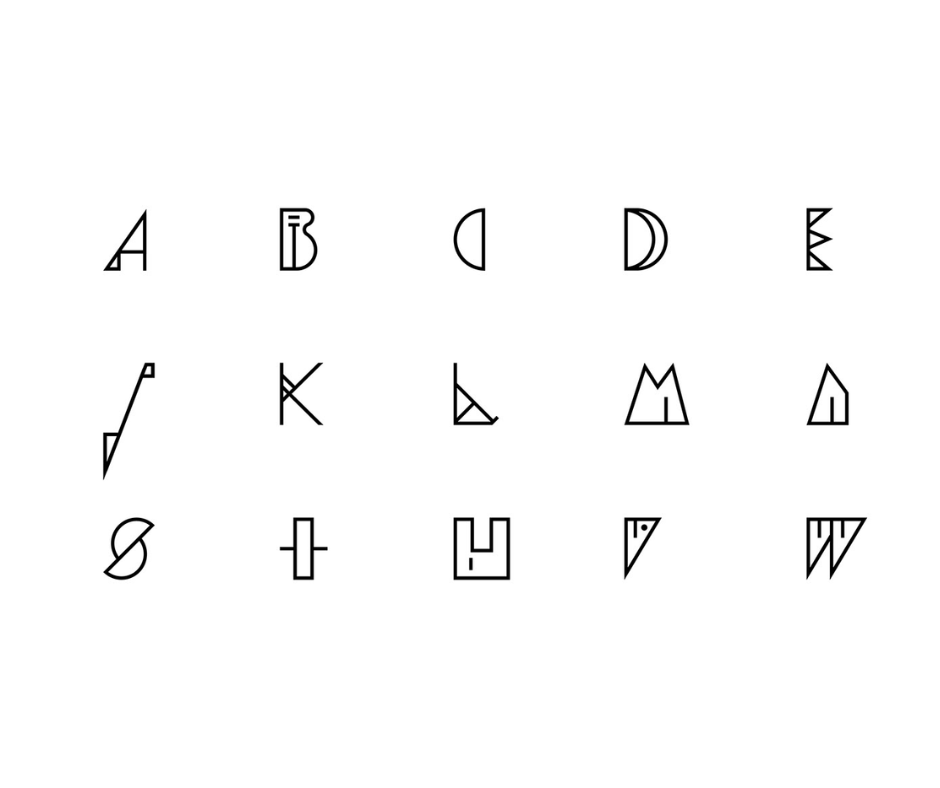 Cubist Layering Poster Design